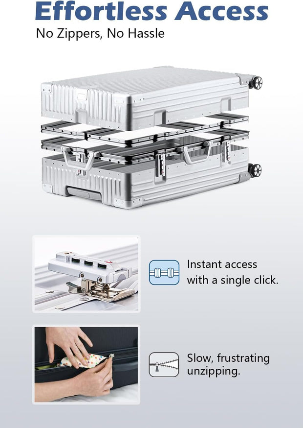 Aluminum TSA Lock Luggage